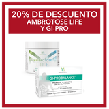 Descuento de Ambrotose LIFE® y GI-ProBalance GRATIS