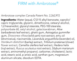 FIRM® con Ambrotose®